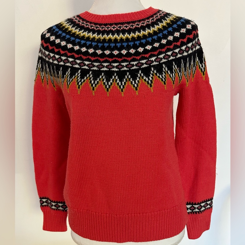 J. Crew Ski Sweater Small